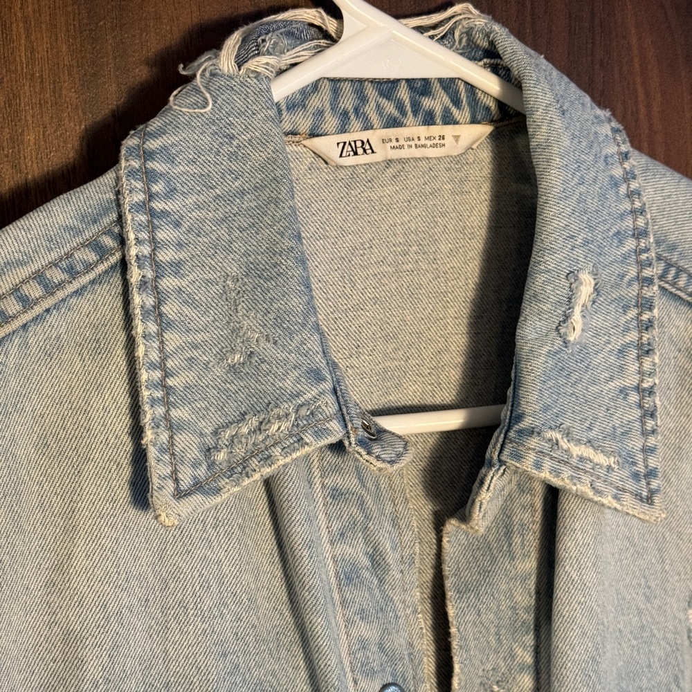 DENIM OVERSIZED ZARA JACKET